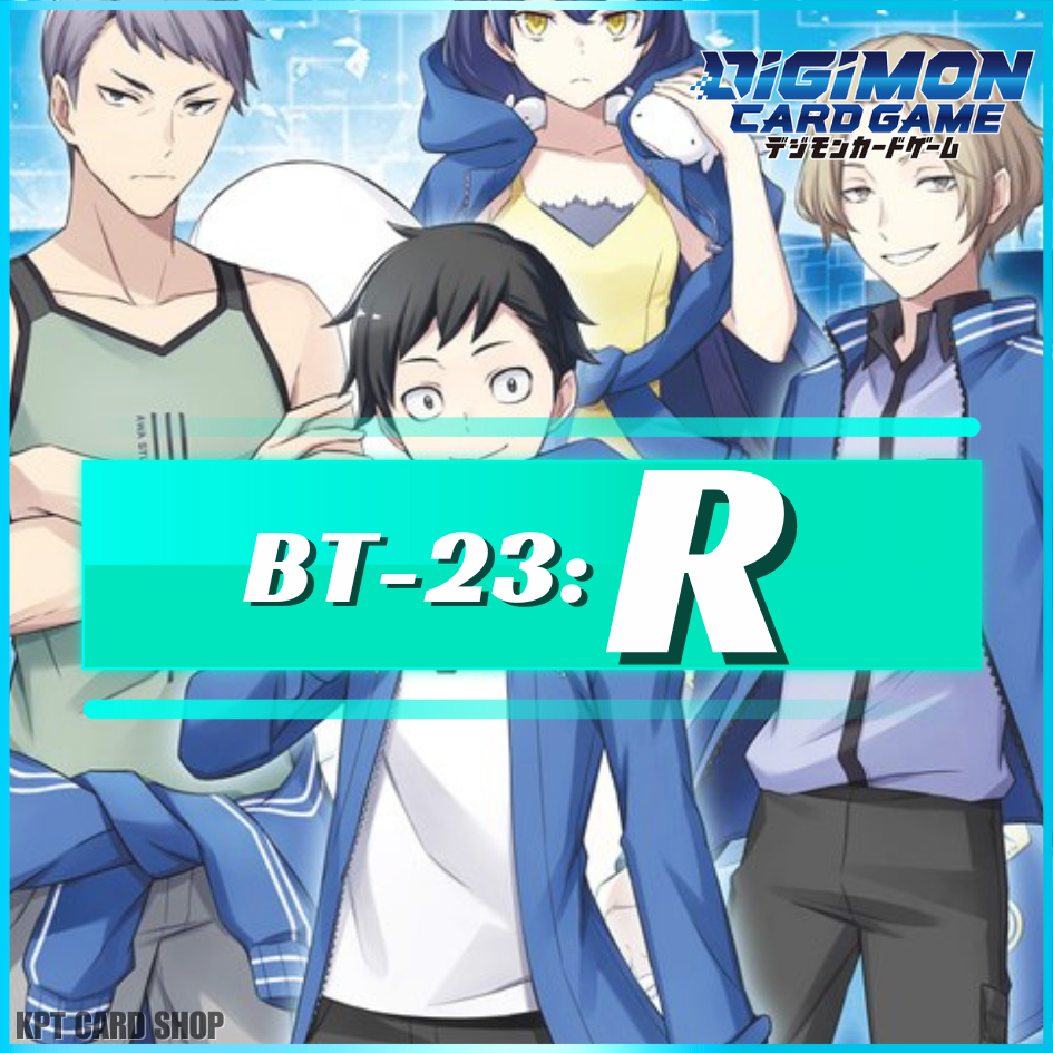 Digimon Card Game BT-23 Hacker's Slumber: การ์ดระดับ [ R ]