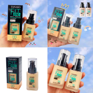 0479 รองพื้น TANAKO FIT ME 30ml รองพื้นเนื้อแมท ปกปิดบางเบา เบลอรอยจุดด่างดำ ขวดเดียวครบจบ