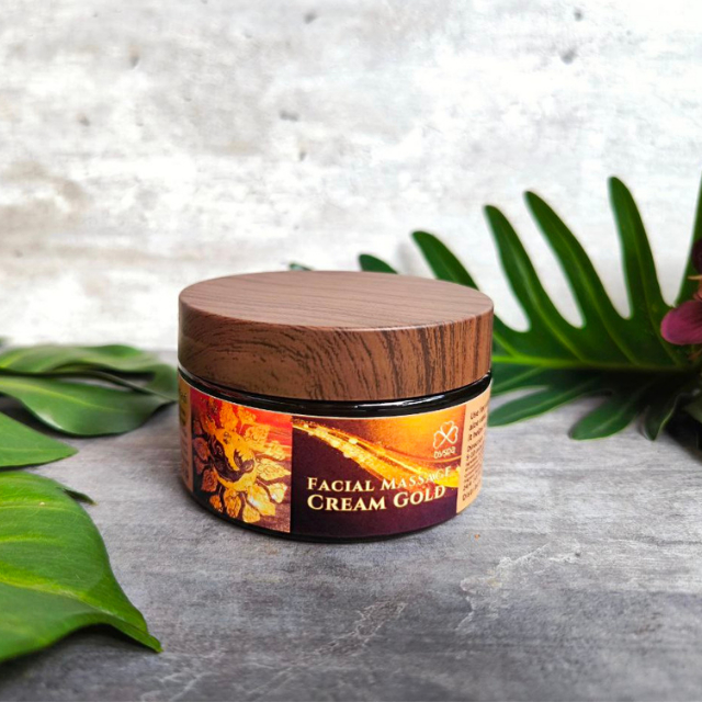 Facial Massage Cream Gold เฟเชี่ยลมาสซาจ ครีม โกลด์ (ครีมนวดหน้าทอง) 250 g.