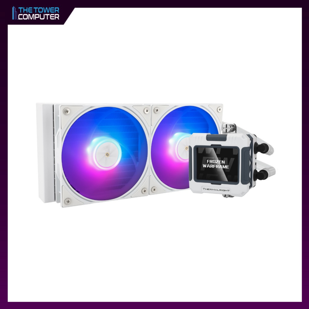 ระบบระบายความร้อนด้วยน้ำ CPU LIQUID COOLER THERMALRIGHT FROZEN WARFRAME 240 WHITE ARGB