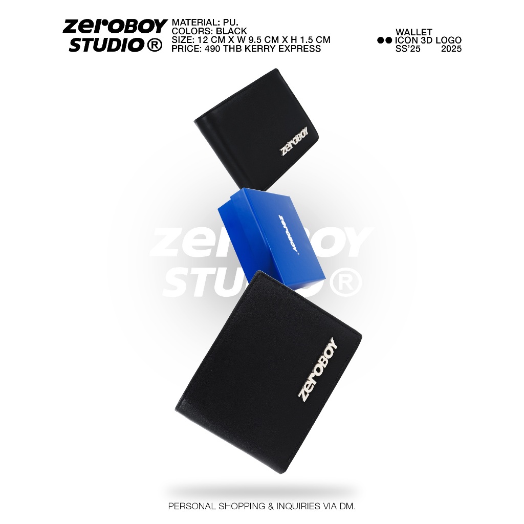 ZEROBOY -- ICON 3D LOGO WALLET " กระเป๋าสตางค์ "