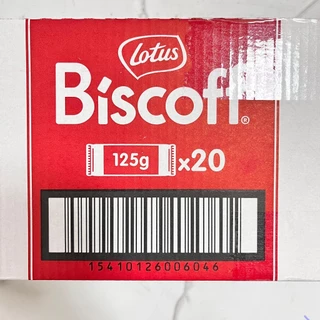 โลตัส บิสคอฟ คาราเมลไลซ์ บิสกิต 125g. Biscoff Caramelised Biscuit Lotus Brand แพ็ค 16 ชิ้น สำหรับรับประทานเป็นอาหารว่าง