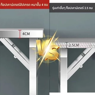 โต๊ะสเตนเลสแท้304 . ใช้ในบ้าน พับเก็บได้ แข็งแรงทนทาน รับน้ำหนัก 100 KG โครงสร้างสแตนเลสเกรดคุณภาพ
