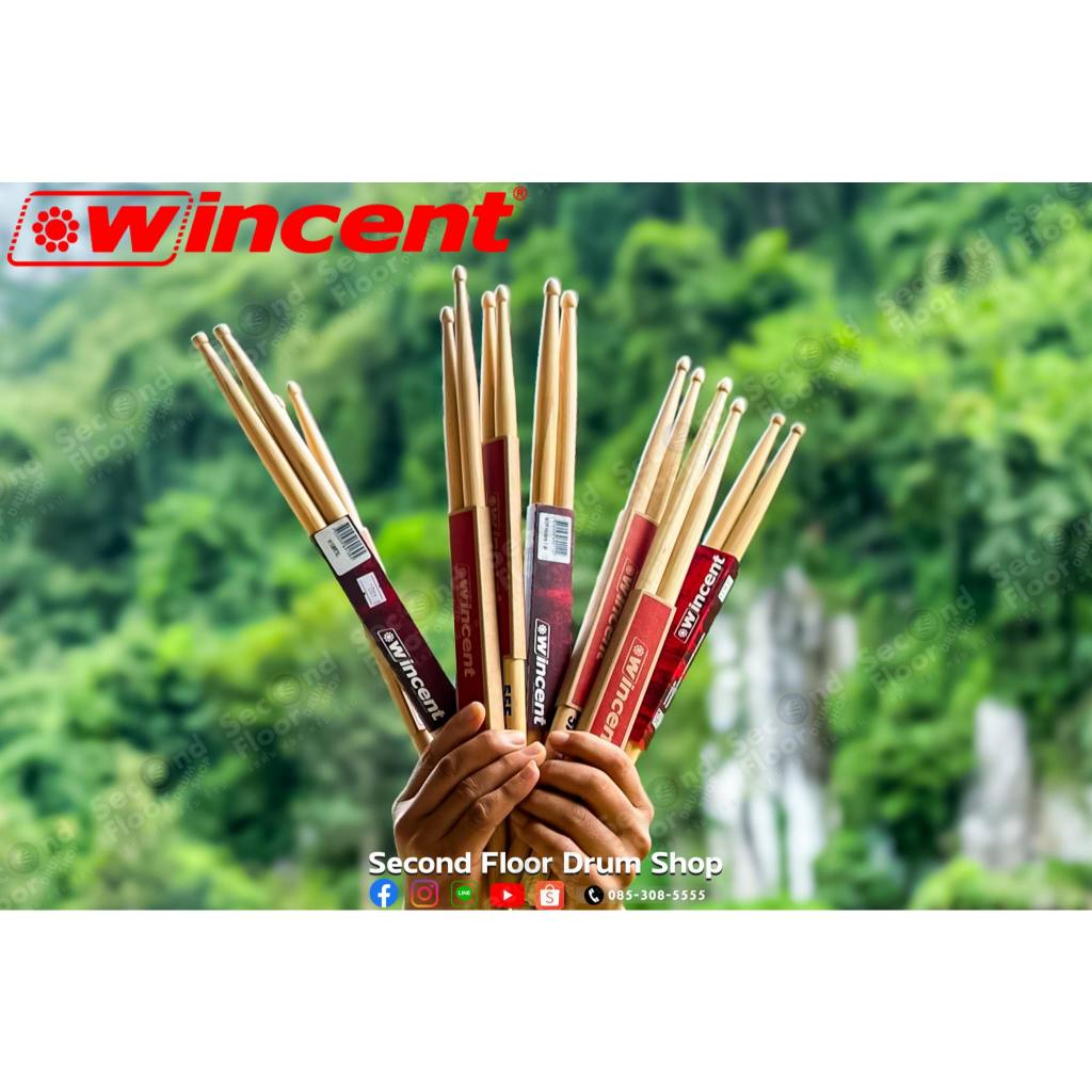 ไม้กลอง Wincent Made in SWEDEN