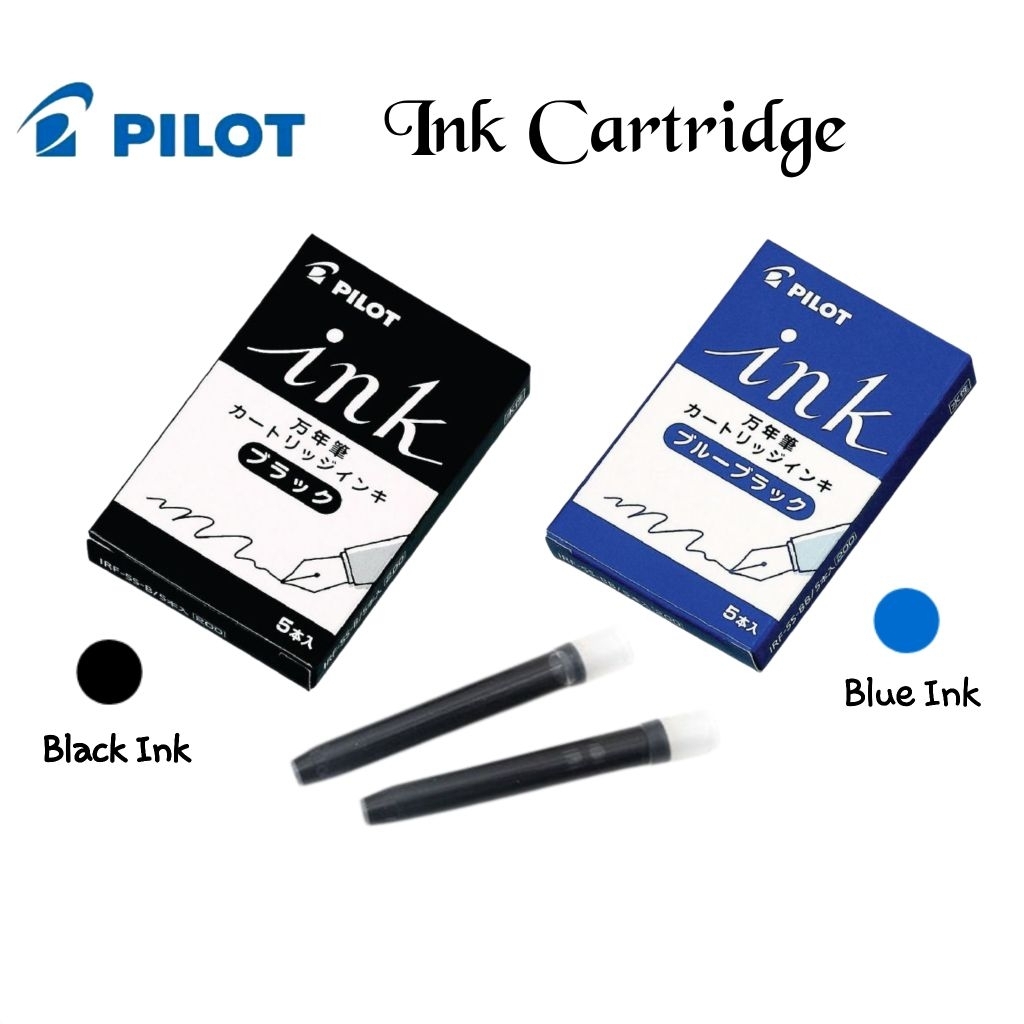 Pilot หมึกเติมสำเร็จรูป Fountain Pen Cartridge Ink รุ่น IRF-5S (บรรจุ 5 หลอดต่อกล่อง)