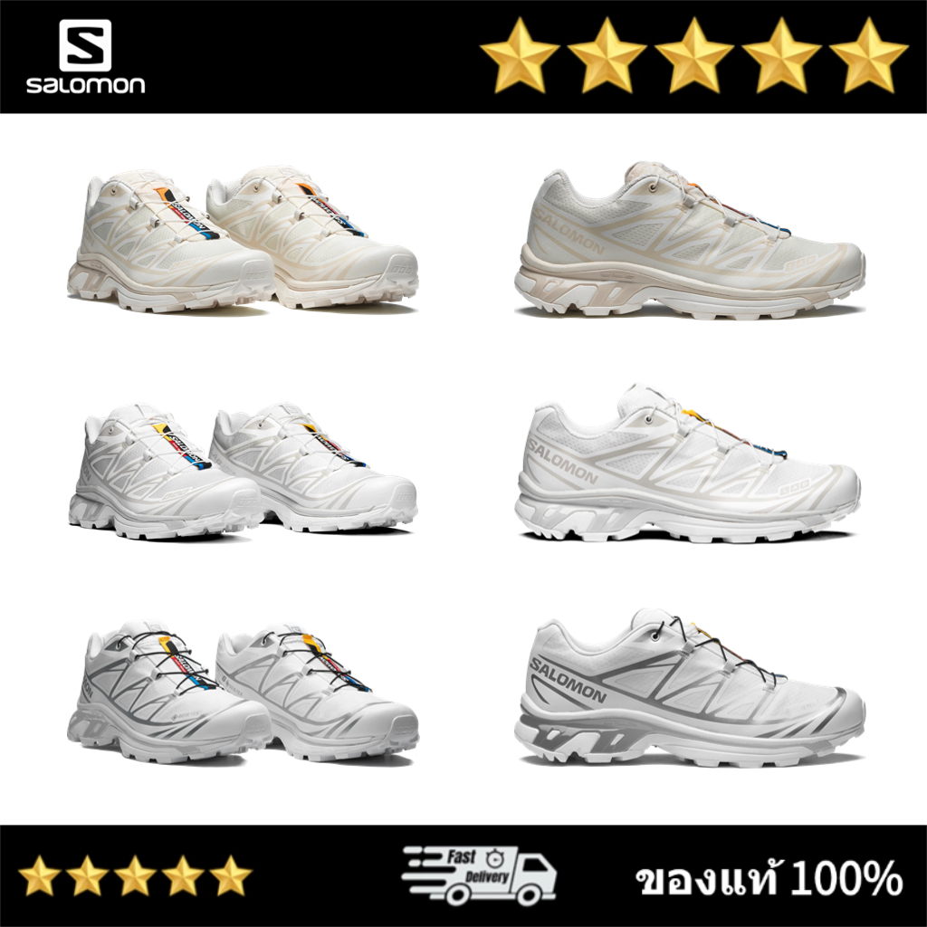 SALOMON XT-6 412529 475811 474453 Unisex Sneakers รองเท้าผ้าใบยูนิเซ็กซ์ Official Store