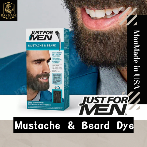 Just for Men - Beard Dye ✨ย้อมหนวดเครา ดูเป็นธรรมชาติ ภายใน 5 นาที ของแท้จาก USA 🇺🇸 พร้อมส่งทันที 🚚