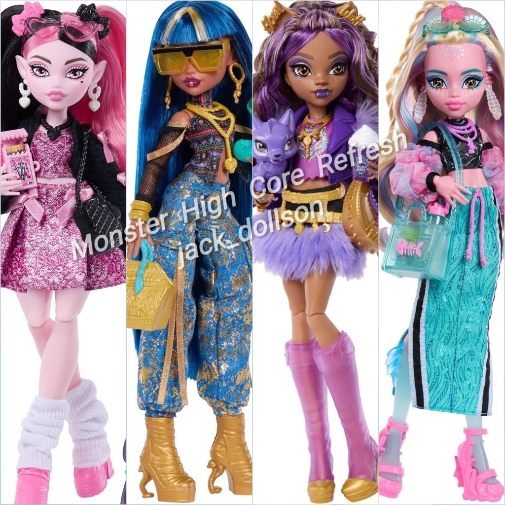 Monster High New Look 2 - Core Refresh 2 dolls 2025 สินค้าพร้อมส่ง 4-7/11/25 ครับ 💛💛