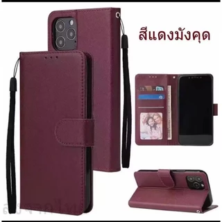 ร้านไทย เคสฝาพับ Boss เสียบบัตร สำหรับ Realme C55 C33 C30 C30s C35 C21 y 5i 6i C3 C12 C15 C25 C25y แม่เหล็ก ล็อค ตั้งได้