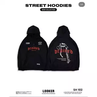 เสื้อฮู้ดลายสกรีน LOOKER - STREET HOODIES