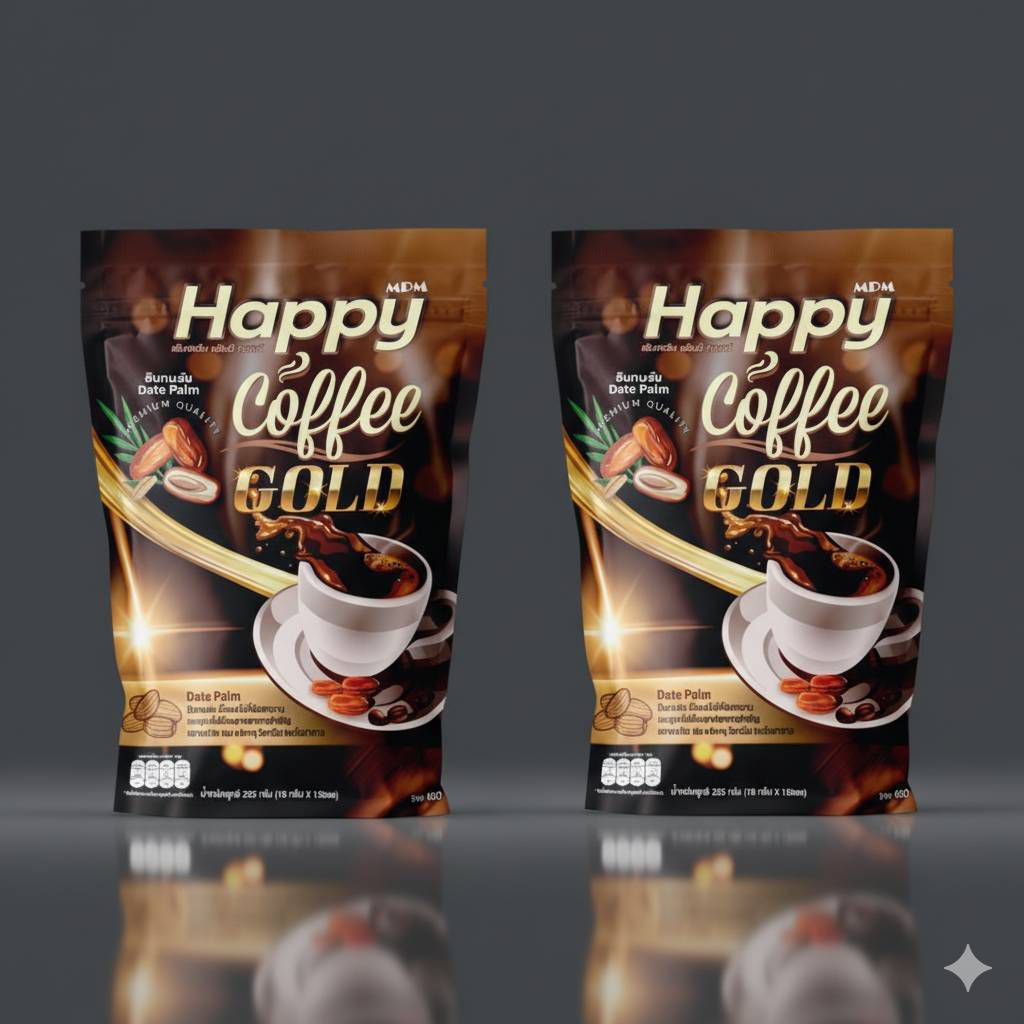กาแฟ Happy coffee gold