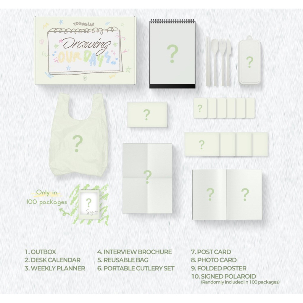 พร้อมส่ง 💚 ยองแจ [DRAWING OUR DAYS]