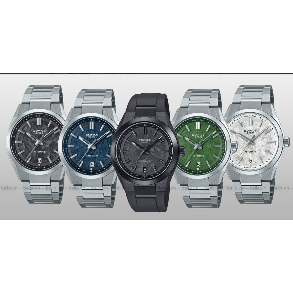 New CASIO  Edifice Automatic   EFK-100   EFK-100D 39 มม.  กระจกแซฟไฟร์ ประกันศูนย์ Cmg  1  ปี