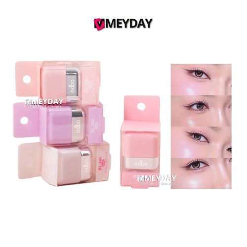 (OD1334) odbo Blink Cube Highlighter โอดีบีโอ บลิ้งค์ คิ้วบ์ ไฮไลเตอร์ 2.2 กรัม