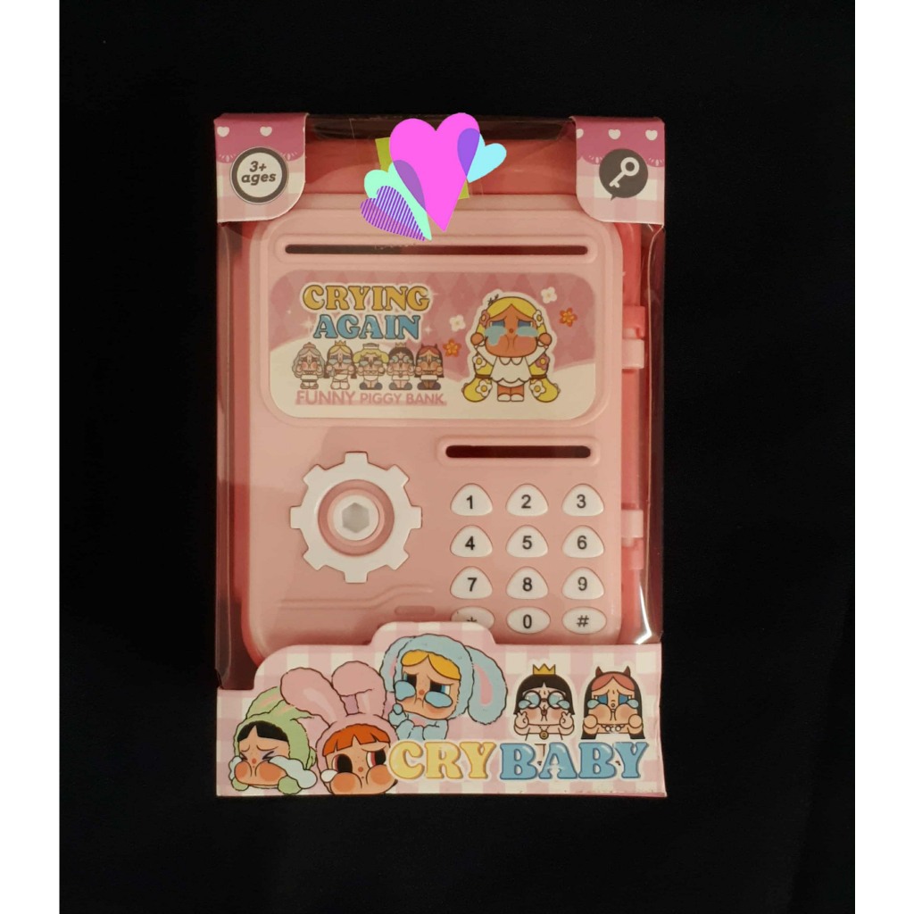 ของเล่นกระปุกออมสิน CRYBABY ตู้เซฟจิ๋ว ตู้ ATM