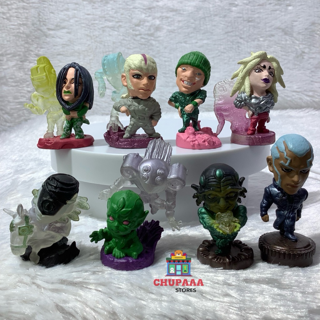 🔥RARE🔥[8ชิ้น] JoJo's Bizzare Adventure Mini Big Head (MBH) Part 6 Stone Ocean Vol.2 | โจโจ้ มินิบิ๊ก