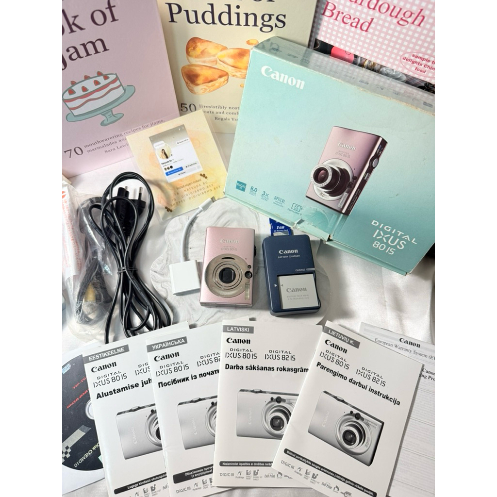 canon ixus 80 is / ixy 20 is 📸 full box📦