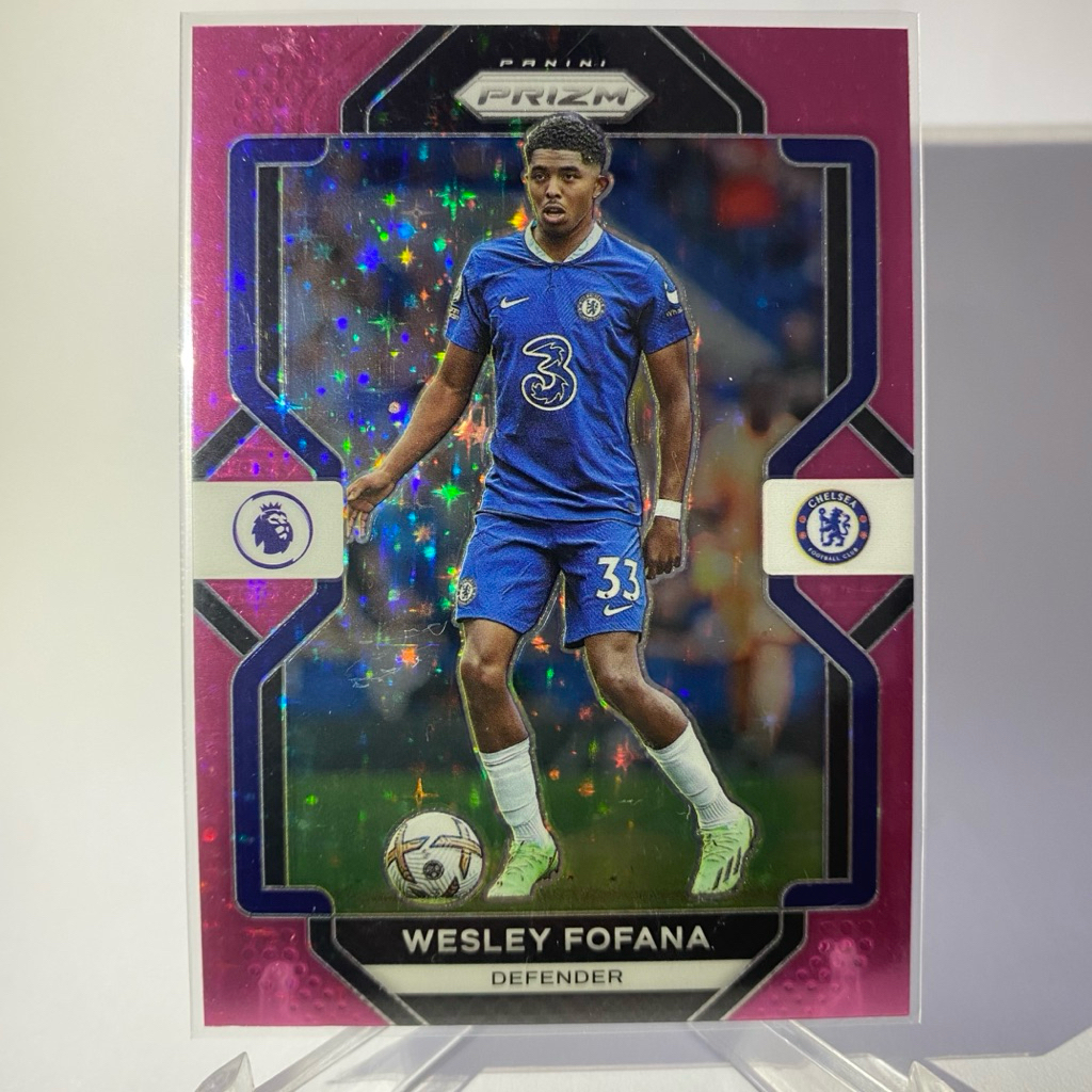 การ์ดนักฟุตบอล WESLEY FOFANA, (PRIZM), CHELSEA, PANINI PRIZM 2022