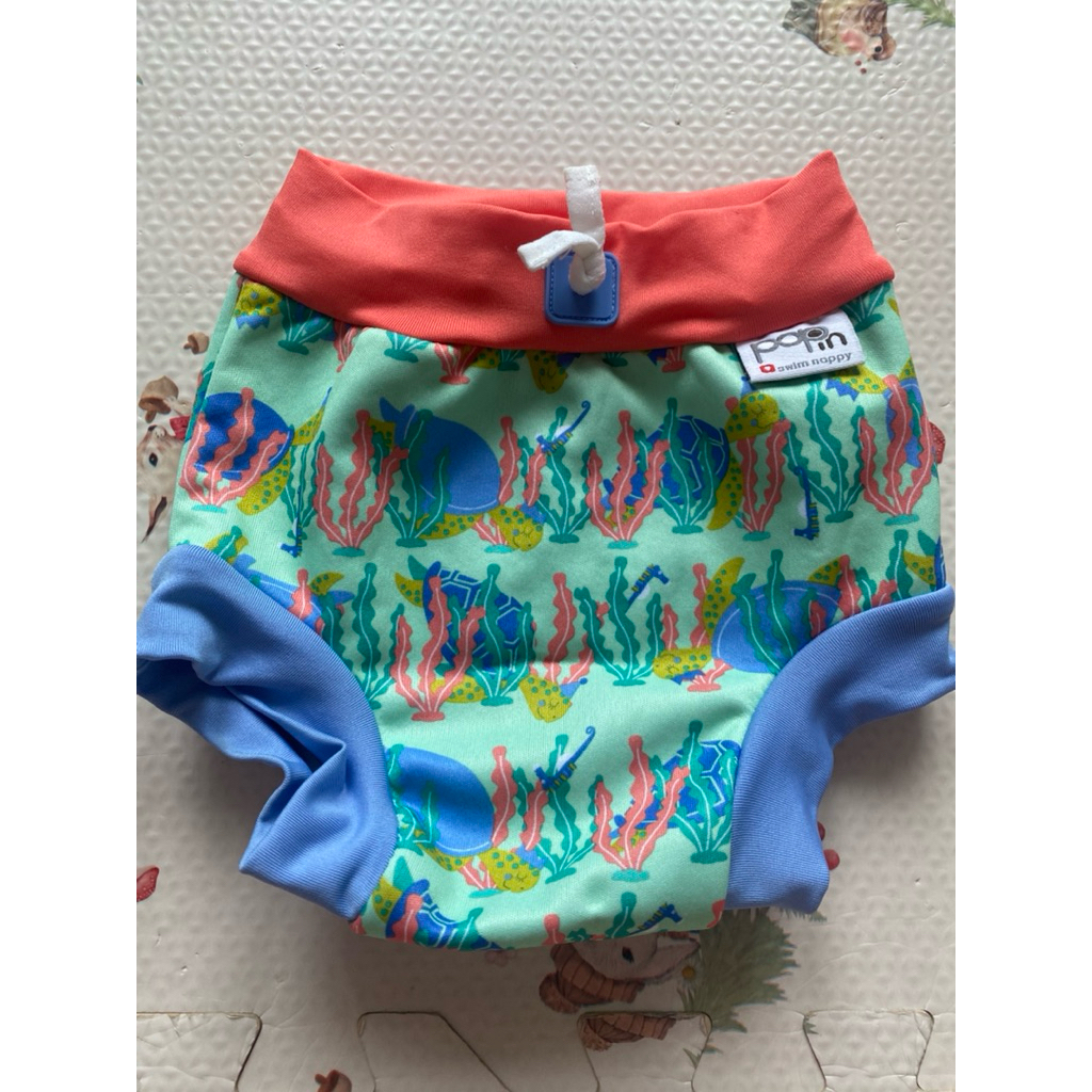 กางเกงว่ายน้ำ กันอึฉี่ไหลออก ใส่ซ้ำได้ Swim Nappy Size L (6-12 เดือน น้ำหนัก 6-9 Kg)