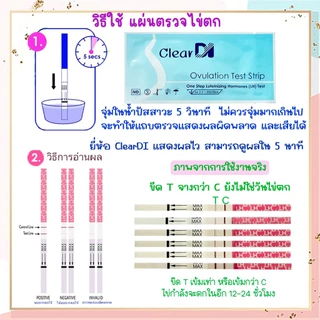 ClearDI ที่ตรวจไข่ตกเคลียร์ได คุณภาพสูง, แผ่นตรวจไข่ตก เคลียร์ได, LH