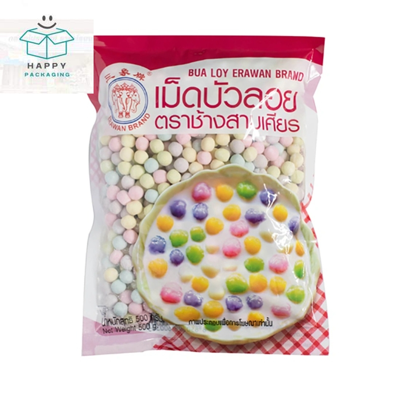 bua loy erawan brand ช้างสามเศียร เม็ดบัวลอย 500 กรัม