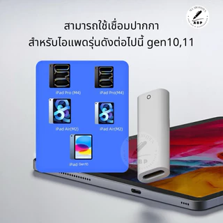 ✏️Adapter USB-C to pencilหัวแปลงใช้สำหรับเชื่อมเท่านั้น(เชื่อมปากกากับรุ่นgen10และ11ได้)