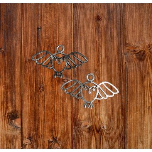 Alloy Charm 1pc / Random from 2 Designs - DIY Jewelry gift