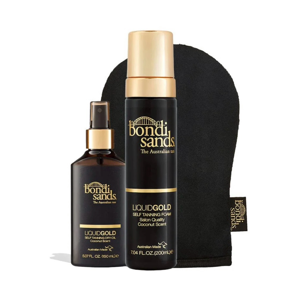 ของแท้100% Bondi sands  liquid gold self Tanning dry Oil /foam