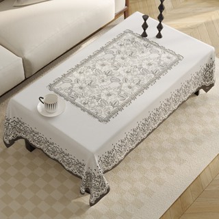 ผ้าปูโต๊ะกลาง PVC สี่เหลี่ยมผืนผ้าสไตล์นอร์ดิกมินิมอล 90x150…