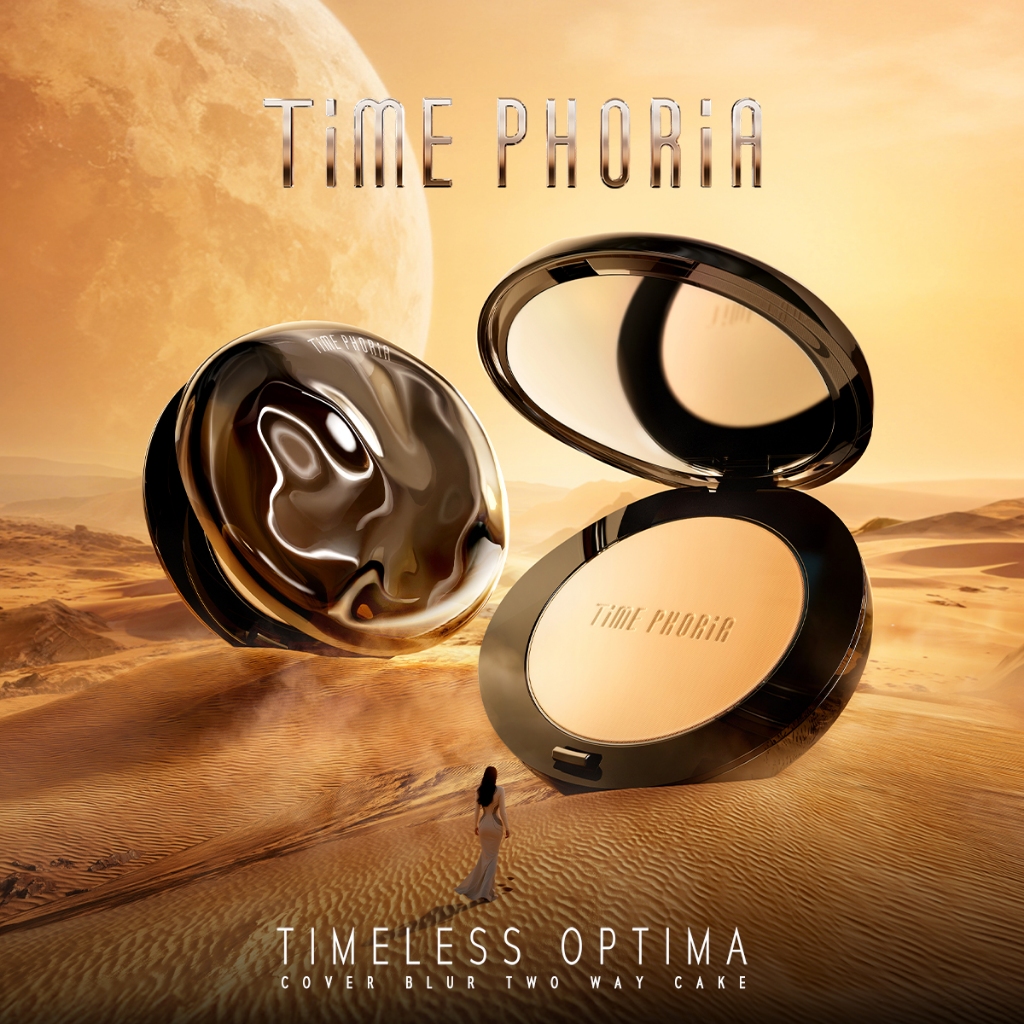 Timephoria Timeless Optima Cover-Blur Skin Perfection Powder Foundation รองพื้น,แป้ง