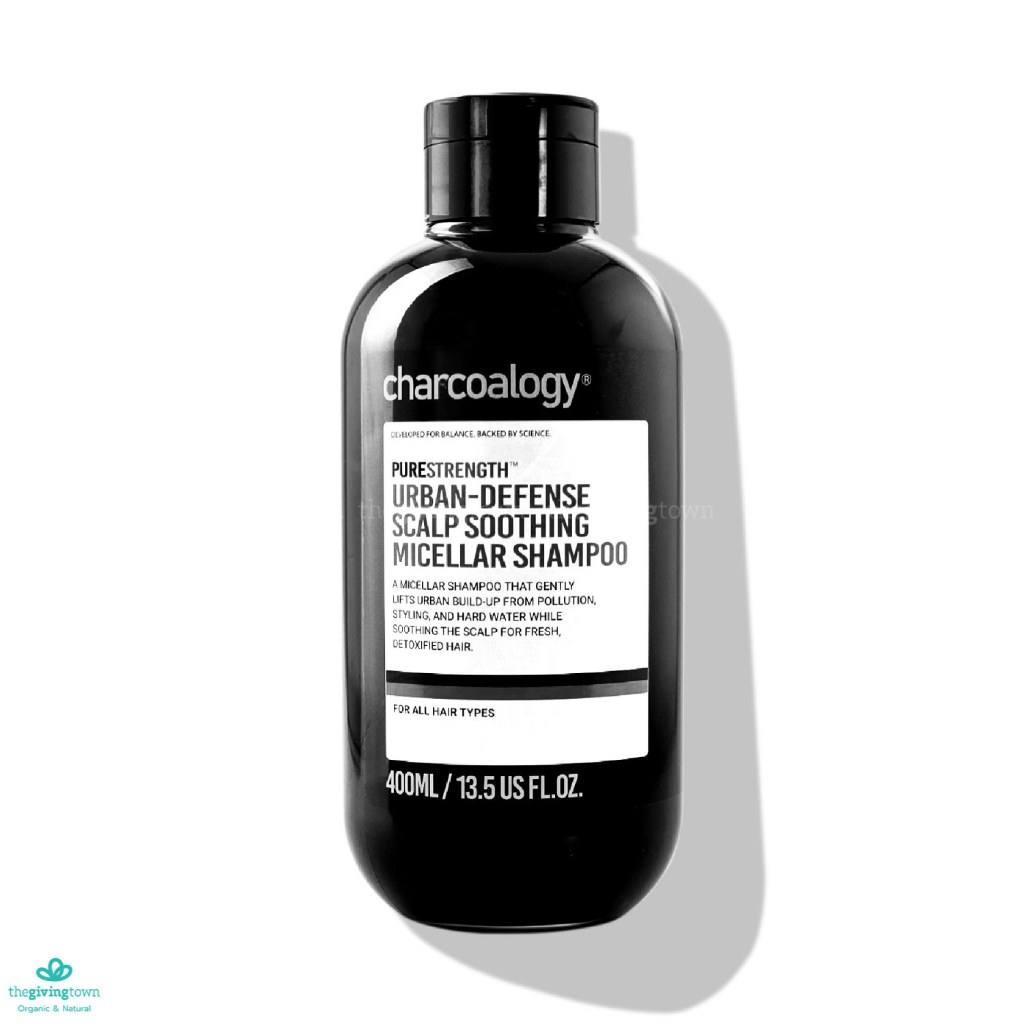 Charcoalogy แชมพู Anti-Pollution Detox Micellar Shampoo 400 มล. สูตรใหม่❗️ แชมพูขวดสีดำ