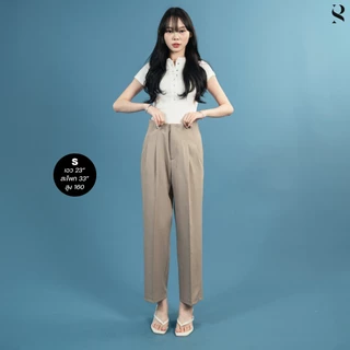 Office Boy_SP102 กางเกงขากระบอกเล็ก 7 ส่วน ผ้าพรีเมียมญี่ปุ่น ใส่สบาย เก็บหน้าท้องสวย