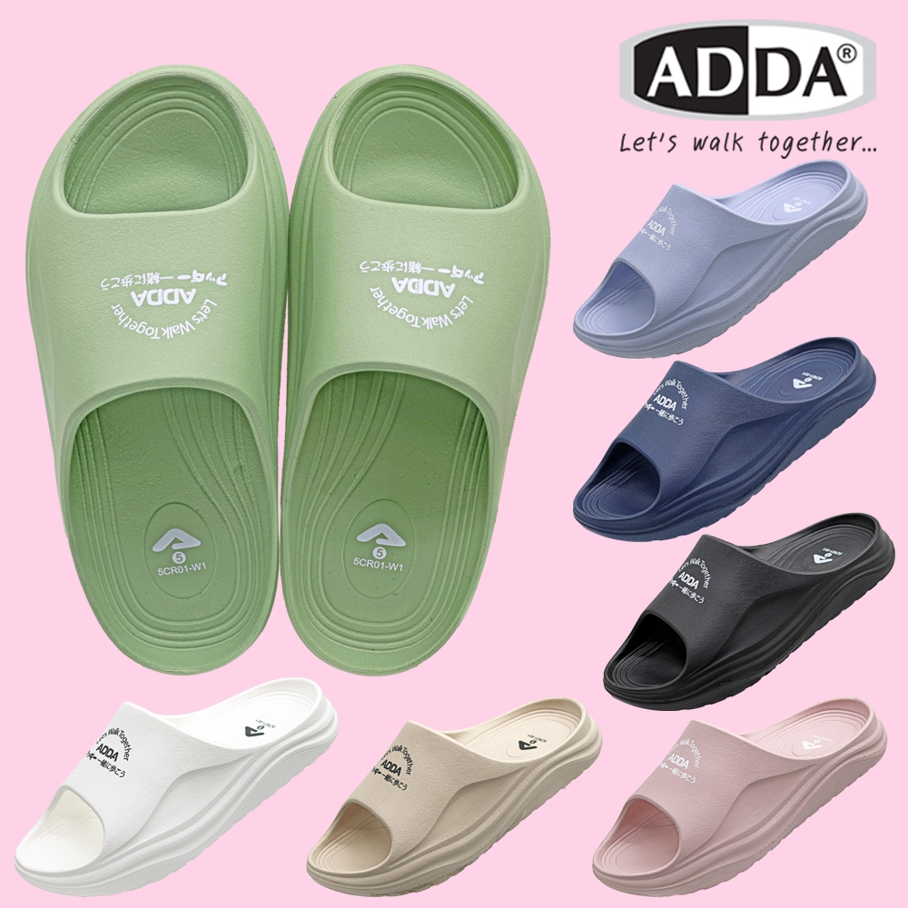รองเท้าแตะผู้หญิง ADDA รุ่น 5CR01-W1 แบบสวม ผลิตจาก EVA Foam เบา สวมใส่สบาย ไซส์ 4-7 ( 36-40 )