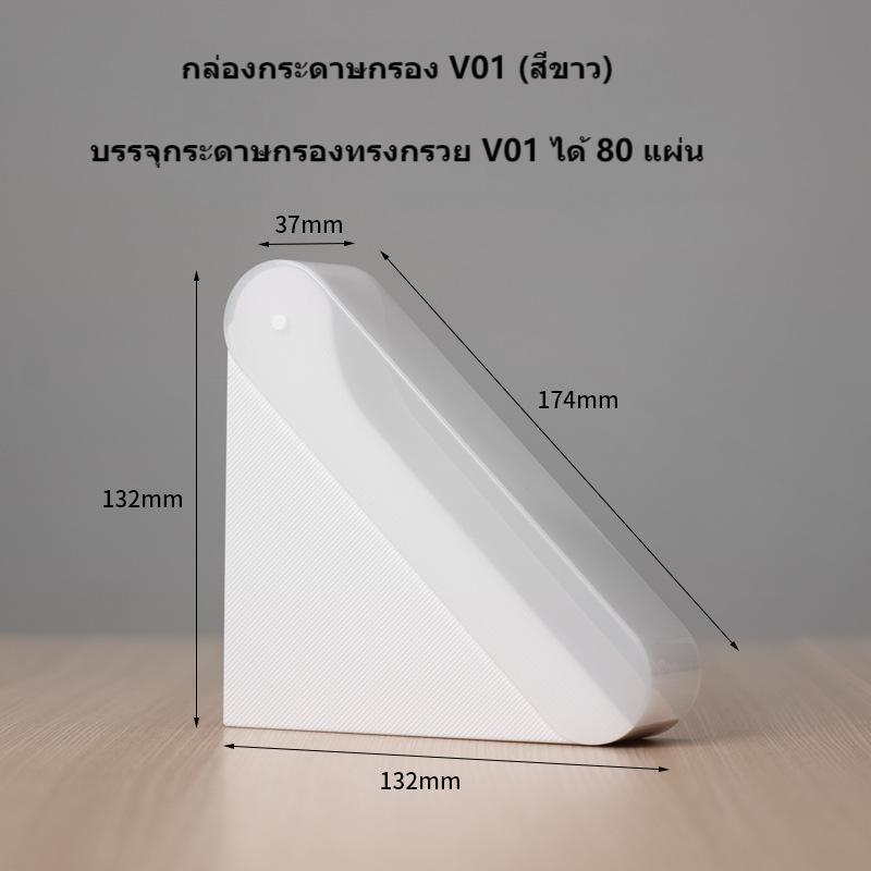 ที่เก็บกระดาษดริปกาแฟแบบใหญ่ กล่องใสอะคริลิคคุณภาพสูง รองรับกระดาษกรอง V60 ได้หลายขนาด พกพาง่าย - รูปที่ 6