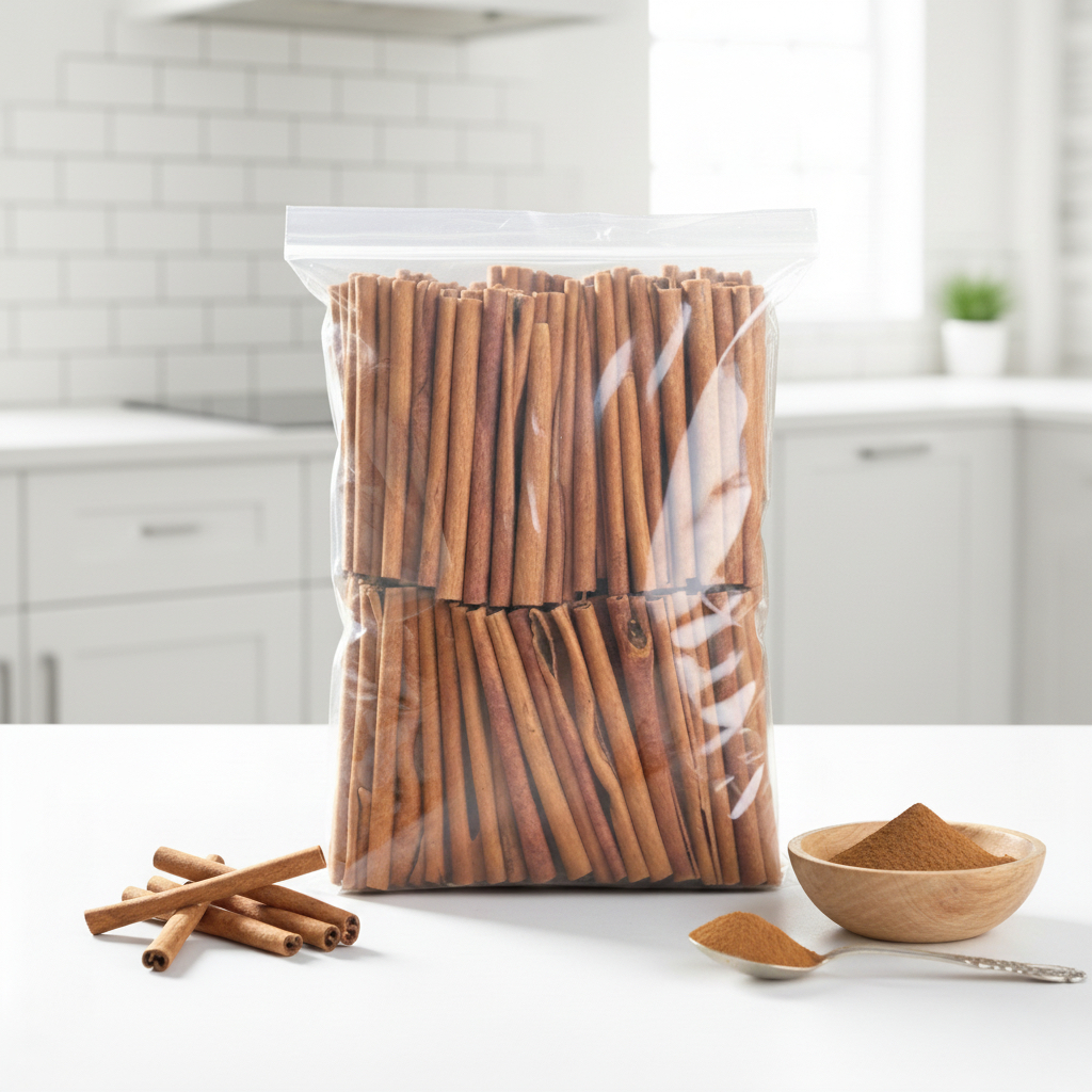 มีส่งด่วน อบเชยแท่งCinnamonStickAAA+ 6นิ้ว 1,000 กรัม / 500 กรัม