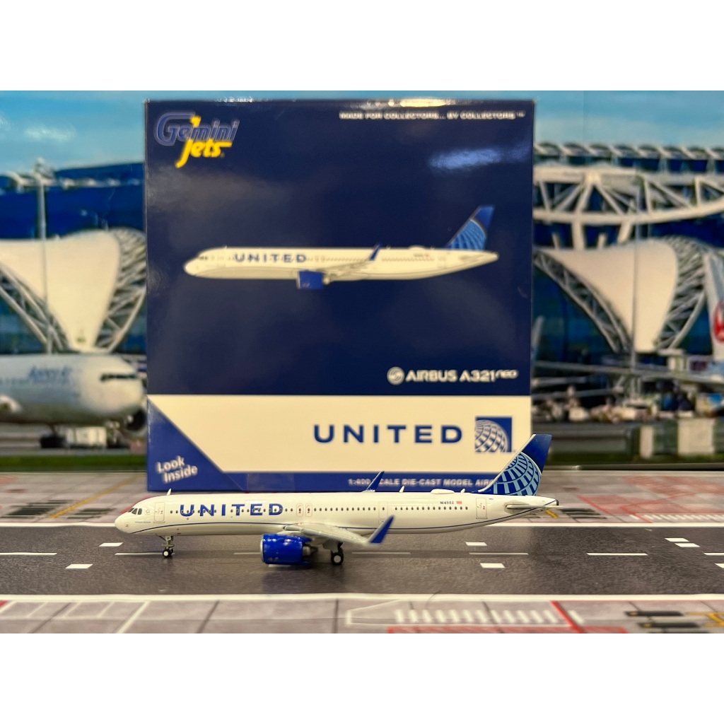 Gemini Jets [GJUAL2346] 1:400 United Airlines A321neo N14502