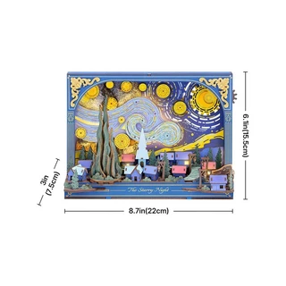 Rowood Wall Art 3D Wooden Puzzle ดอกไม้ DIY ประกอบง่าย | ของแต่งบ้าน ชุดโมเดลตัวต่อไม้ ของเล่นศิลปะ DIY