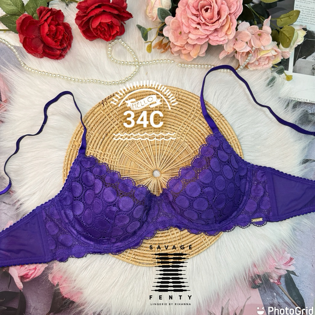 Savage X Fenty 34C ใหม่มาก ฟองบาง สะอาด