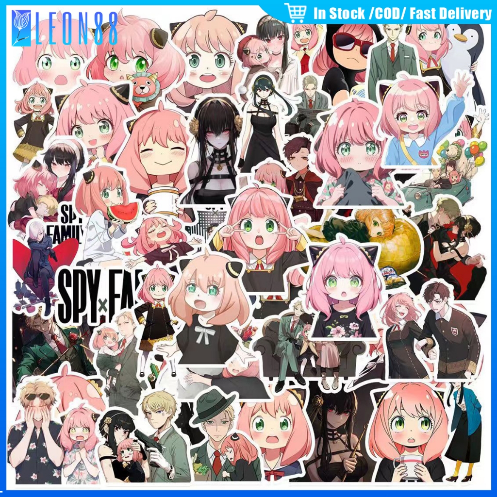 ของมาใหม่！50ชิ้น bocchi the rock สติ๊กเกอร์ PVC ขนาด3-6CM แผ่นสติกเกอร์กราฟฟิตี้ กันน้ํา สำหรับติดกระจก โน๊ตบุ๊ค ไอแพด
