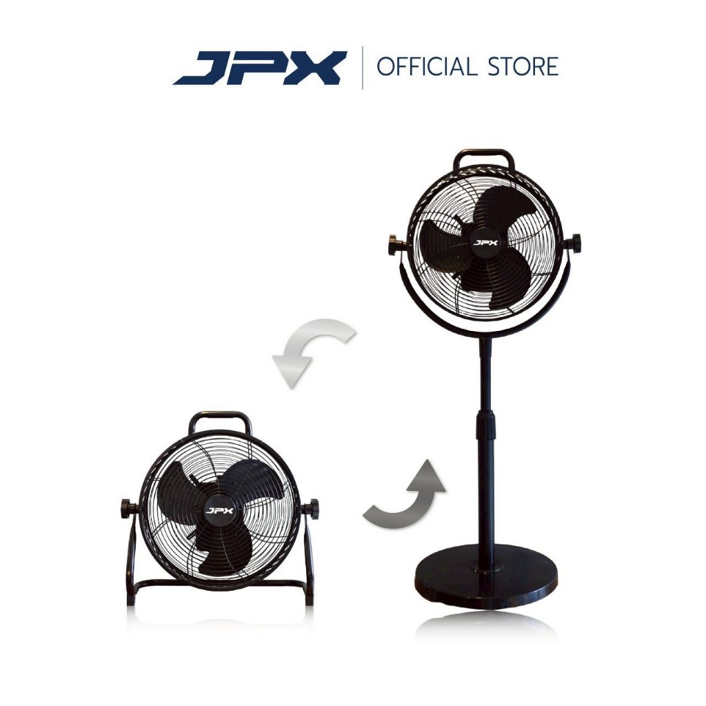 JPX  พัดลม 12 นิ้ว ไร้สาย ชาร์จไฟได้ มีแบตเตอรี่ในตัว  ความจุ 20,100 mAh กันน้ำระดับIPX4 ส่งจากกทม.