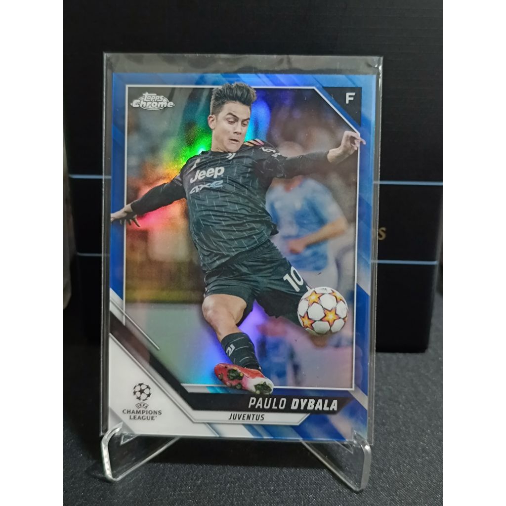 การ์ดฟุตบอล PAULO DYBALA #172 2021-22 Topps CHROME UEFA FIFA - REFRACTOR /150