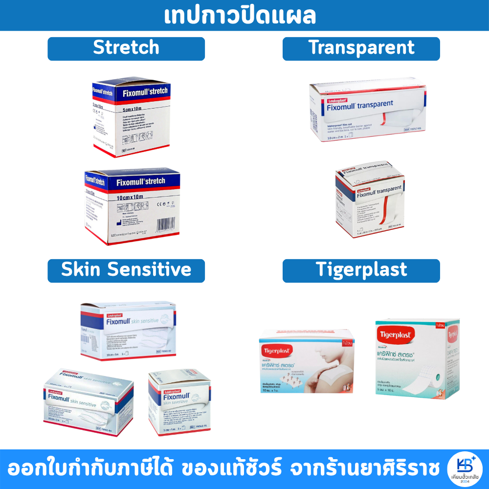 Fixomull Stretch / Skin Sensitive / Tigerplast Carifix Stretch