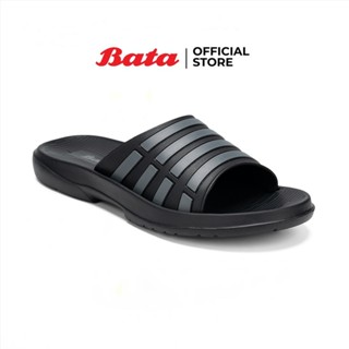 Bata บาจา รองเท้าแตะแบบสวม ลำลอง ส้นแบน สำหรับผู้ชาย รุ่น BE…