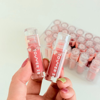 💋1.36ml&สีPistachio💋 Tower 28  ShineOn Lip Jelly Non-Sticky …