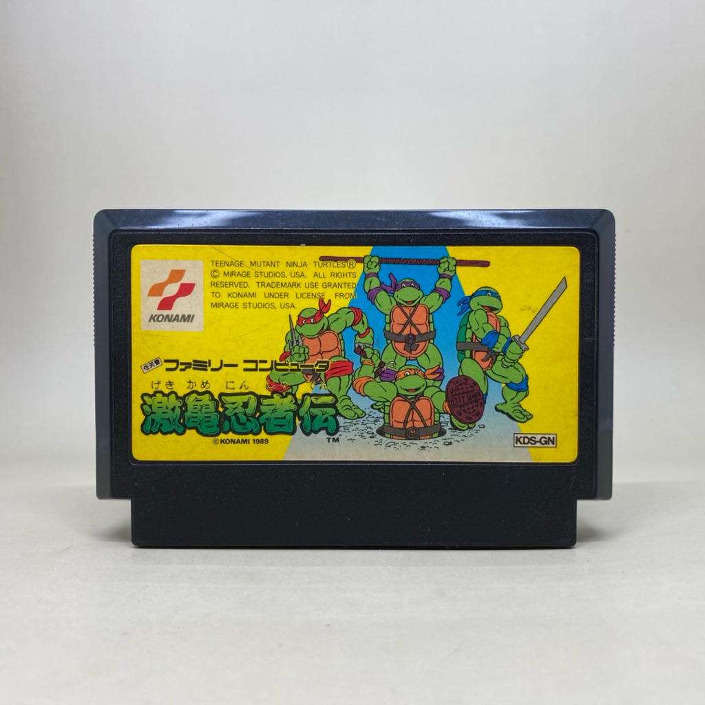 Teenage Mutant Ninja Turtles (Gekikame Ninja Den)(FC) | Nintendo Famicom Original Cartridge Japan | 