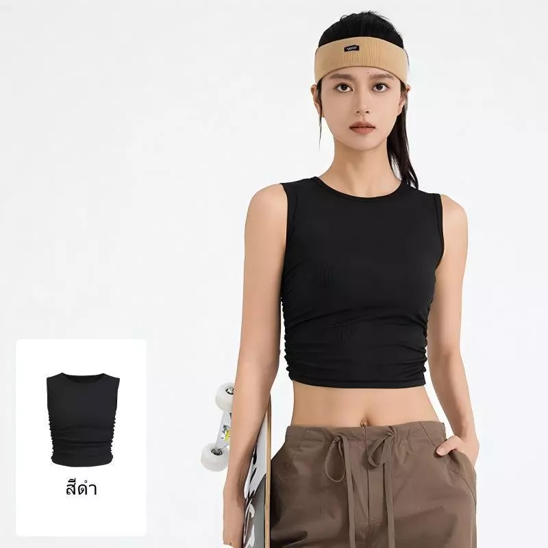 เสื้อกั๊กโยคะรัดเอวกระชับสัดส่วน thumbnail 4