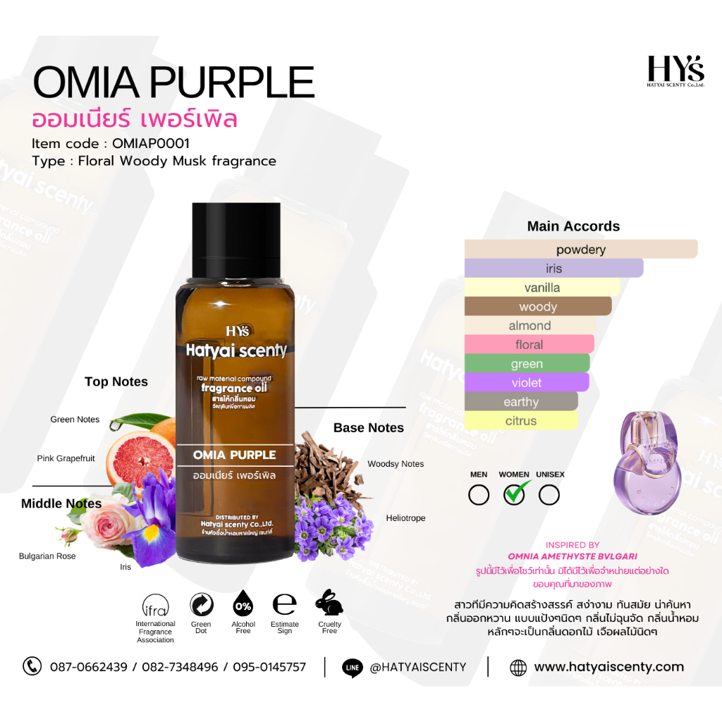 OMIA PURPLE ออมเนียร์เพอร์เพิล ( ออมเนียร์ม่วง )