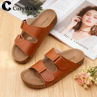 CozyWalk รองเท้าแตะคู่รัก สายคู่ ปรับขนาดได้ พื้นนุ่ม เดินสบาย ใส่ได้ทั้งชายหญิง สไตล์มินิมอล พร้อมส่งจากไทย