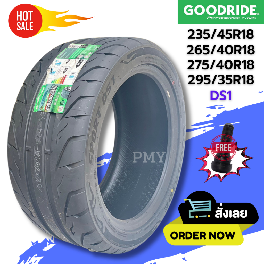 235/45R18, 265/40R18,275/40R18, 295/35R18  ยางรถยนต์ แต่งซิ่ง🛻 ยี่ห้อ Goodride รุ่น SPORT DS1 (ราคาต