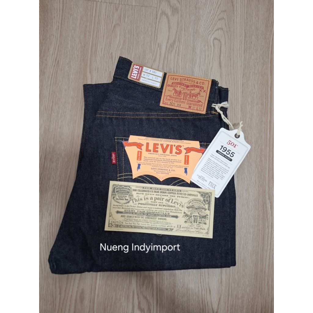 501xx bigE LVC1955
made in usa (deadstock) 

